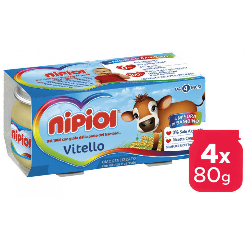 Nipiol Veal Homogenized Baby Food