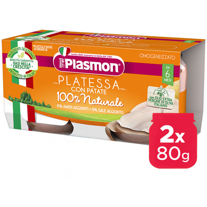 Plasmon Plaice Homogenized Baby Food