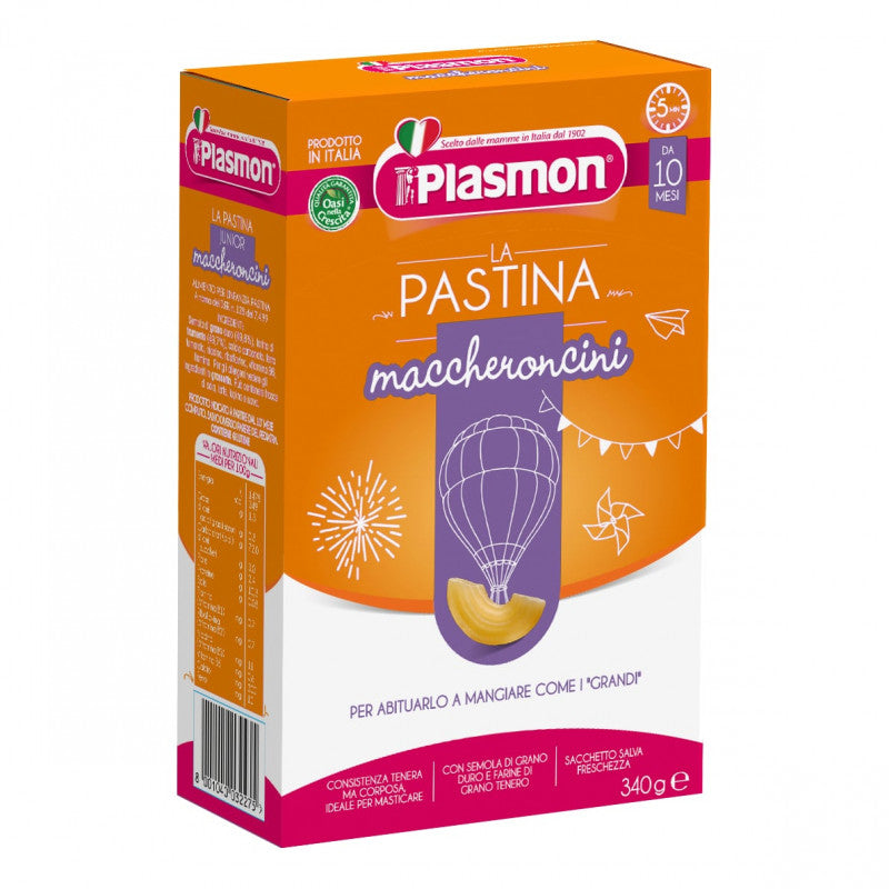 Plasmon Maccheroncini Baby Pasta