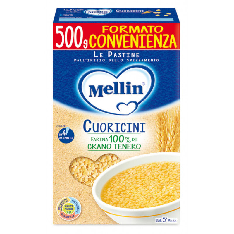 Mellin Cuoricini Small Pasta - 500 g