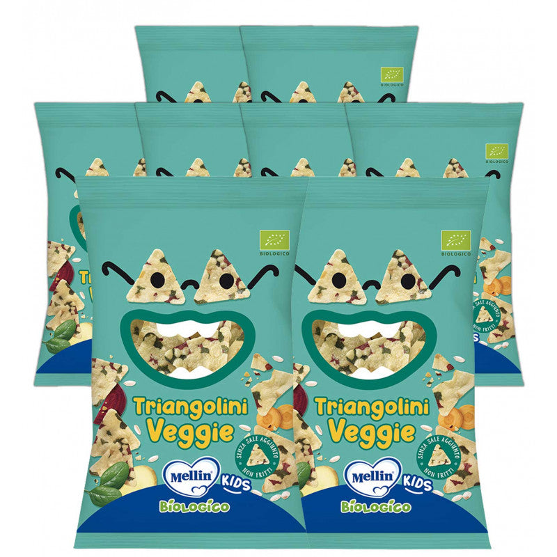 Mellin Veggie Triangles - 8 packs