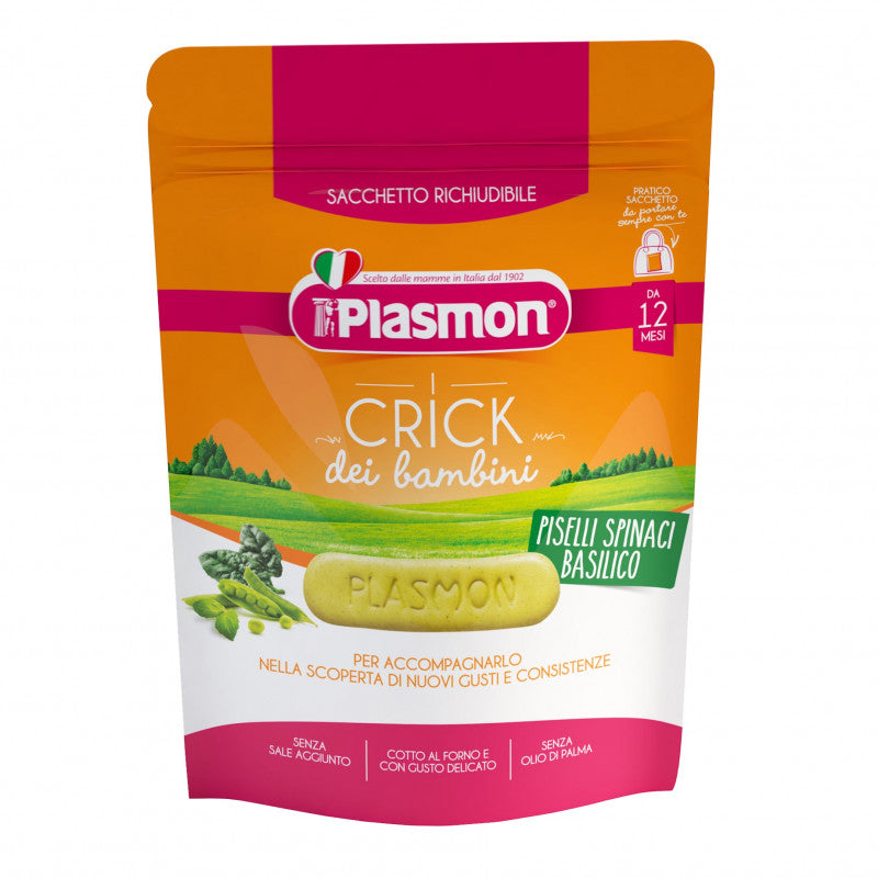 Plasmon Kids' Crisps - Peas, Spinach and Basil