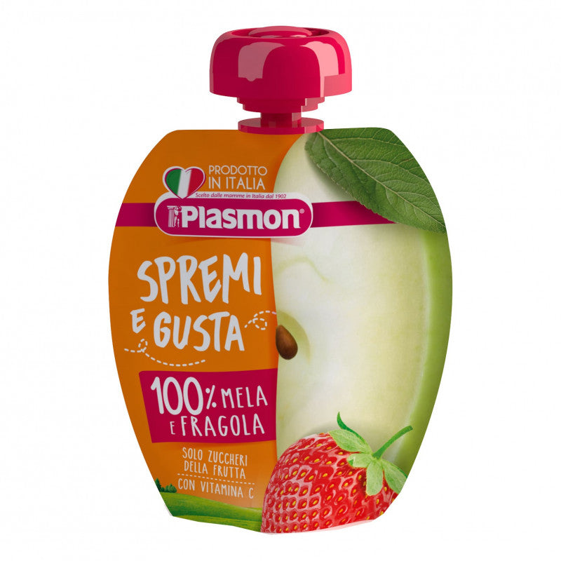 Squeeze and Enjoy Plasmon - Apple and Strawberry