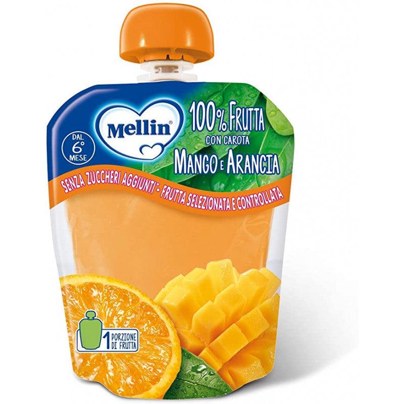 Mellin 100% Fruit Snack - Mango and Orange
