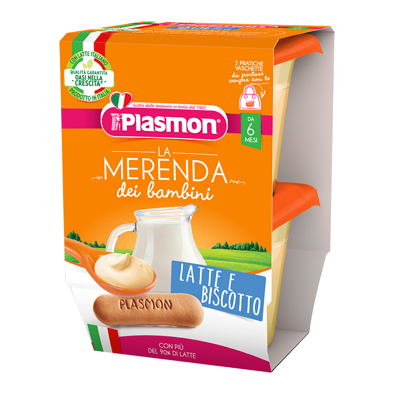 Plasmon Children's Snack - Milk and Cookie