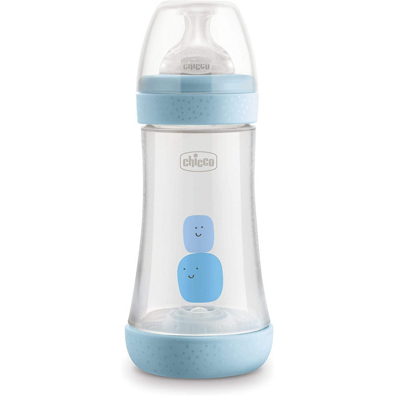 Chicco Perfect 5 Bottle - 240 ml - Light Blue