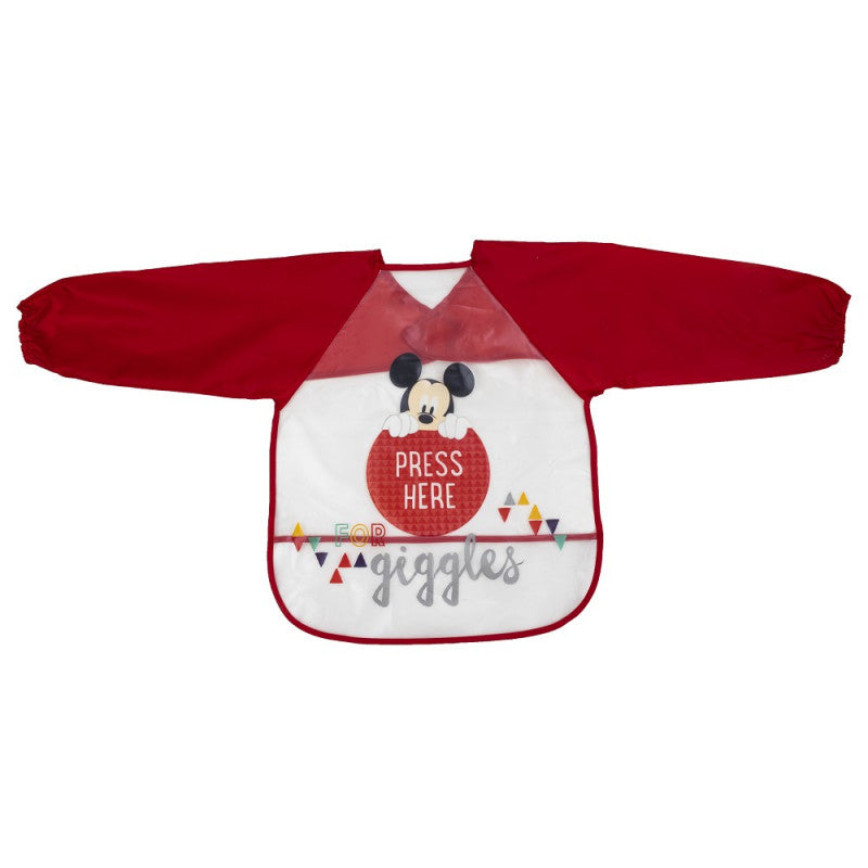 Sleeved Bib - Disney Mickey Mouse