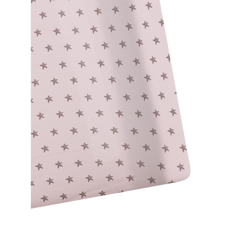 Pink Jersey Changing Mat Cover