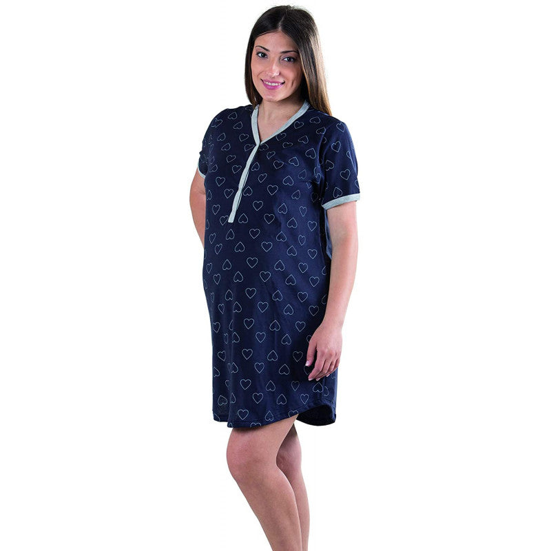 Blue Heart Nightgown - T7