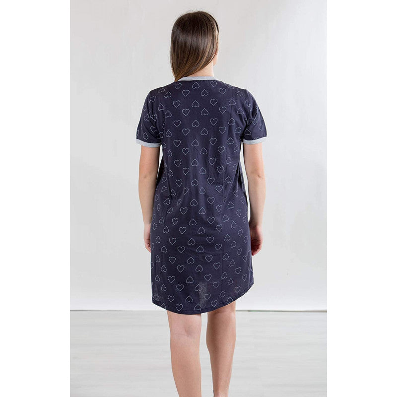 Blue Heart Nightgown - T7