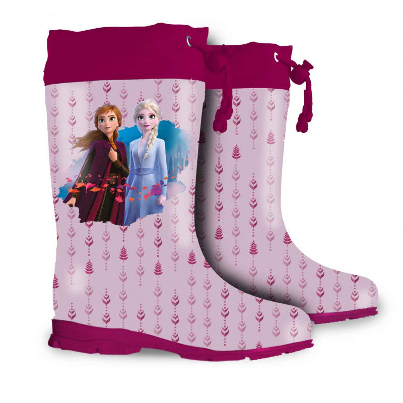 Girls' Frozen Wellington Boots - Size 27/28