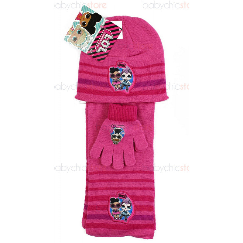 LOL Surprise! Scarf, Hat, and Gloves Set