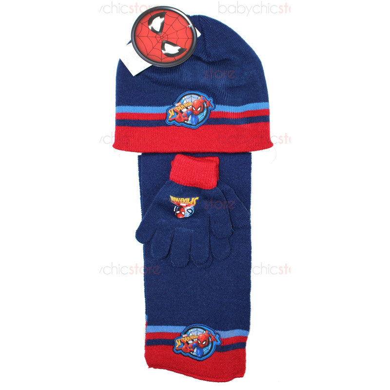 Spiderman Scarf, Hat and Gloves Set