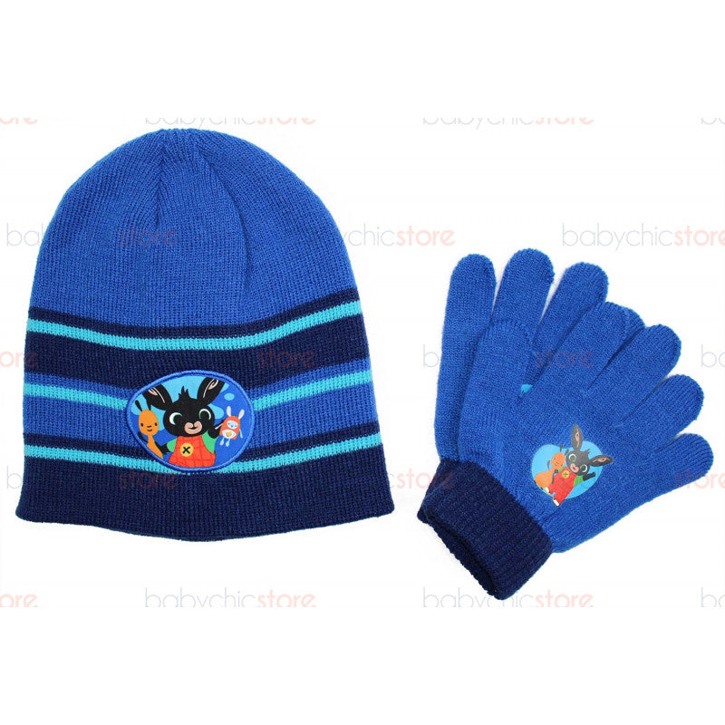 Bing Hat and Gloves Set - Blue