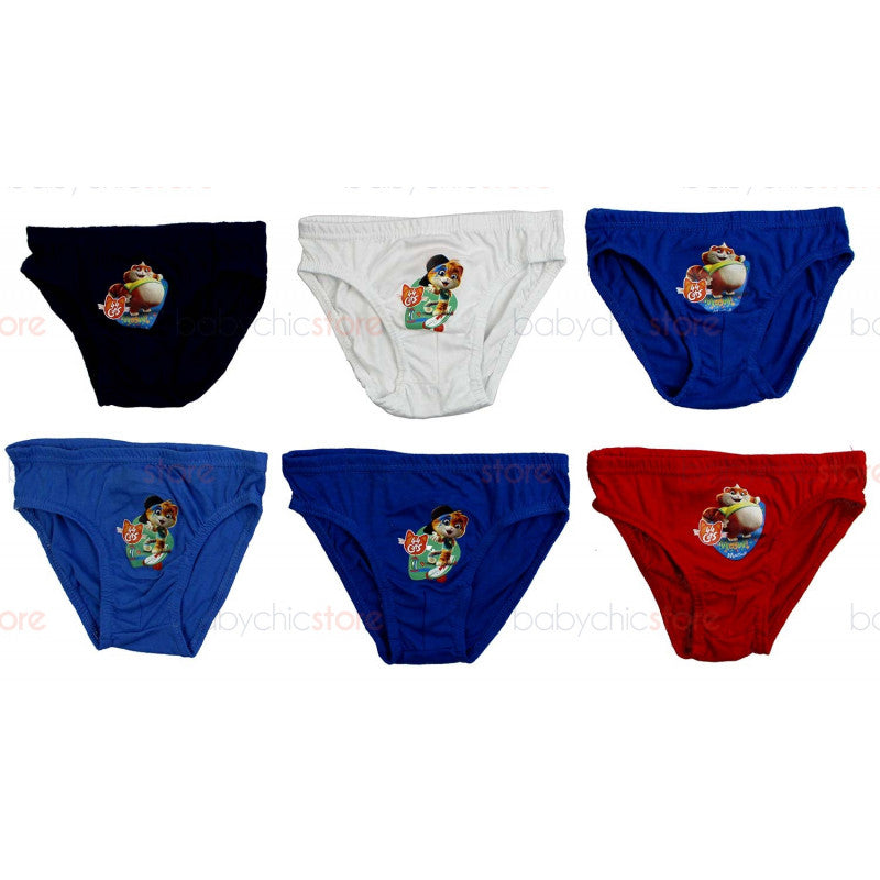 Set of 6 44 Cats Briefs - 4/5 Years