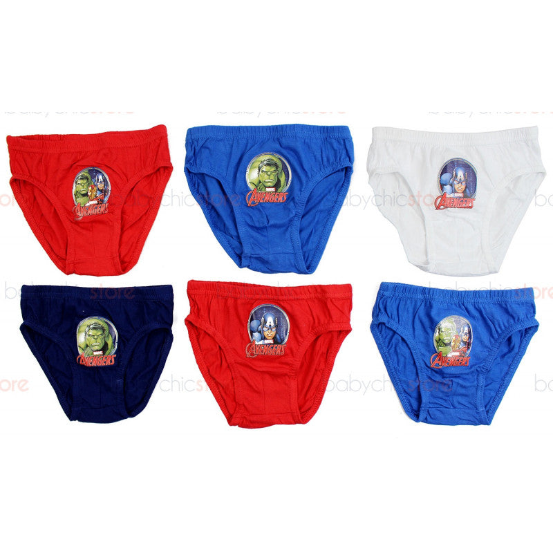 Lot de 6 slips Avengers 6-8A