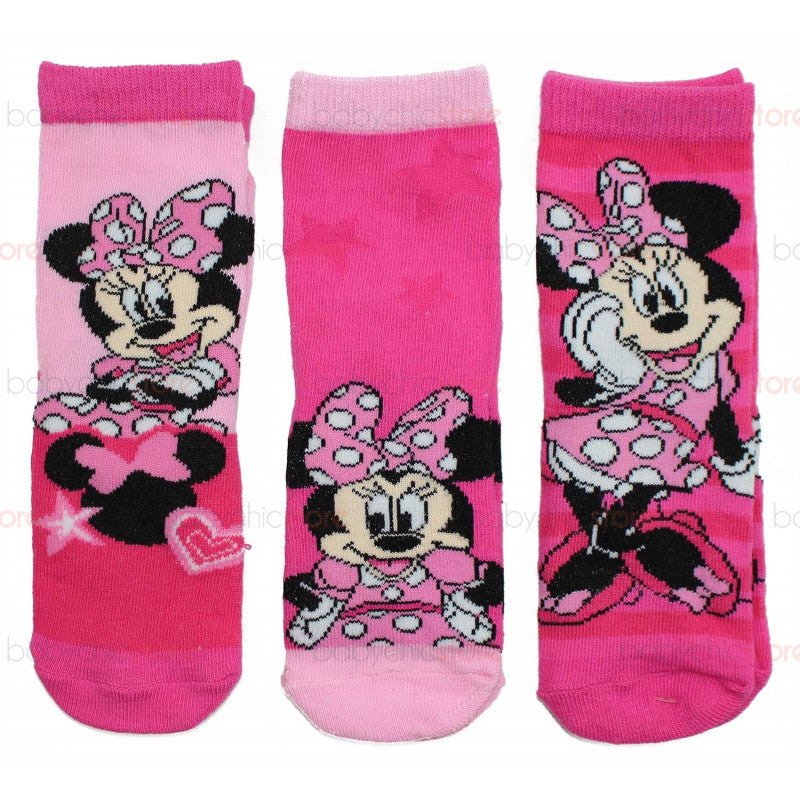 Set of 3 Pairs of Minnie Socks
