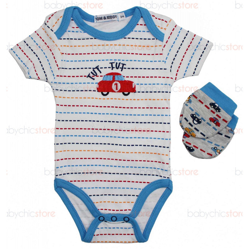 Complete Bodysuit and Sleepsuit Set - Car