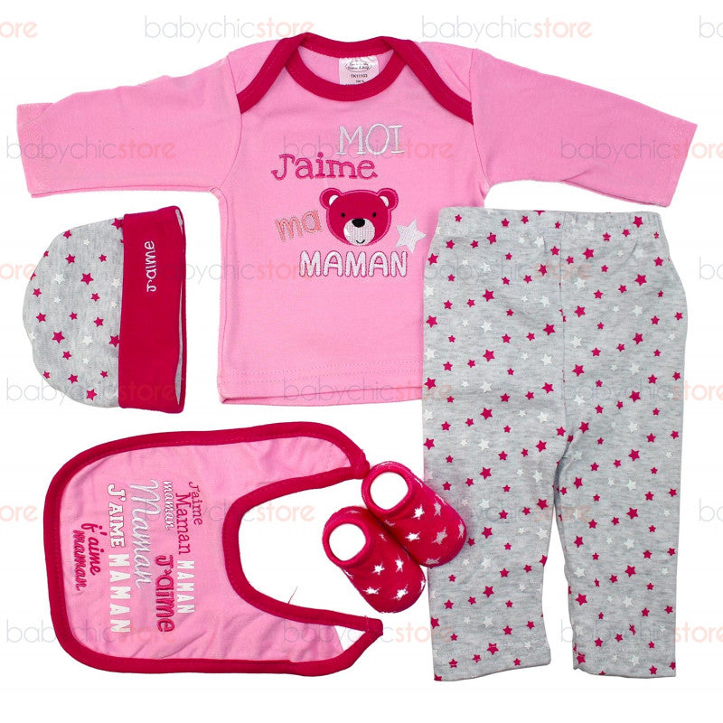 Newborn Outfit - I Love Mom