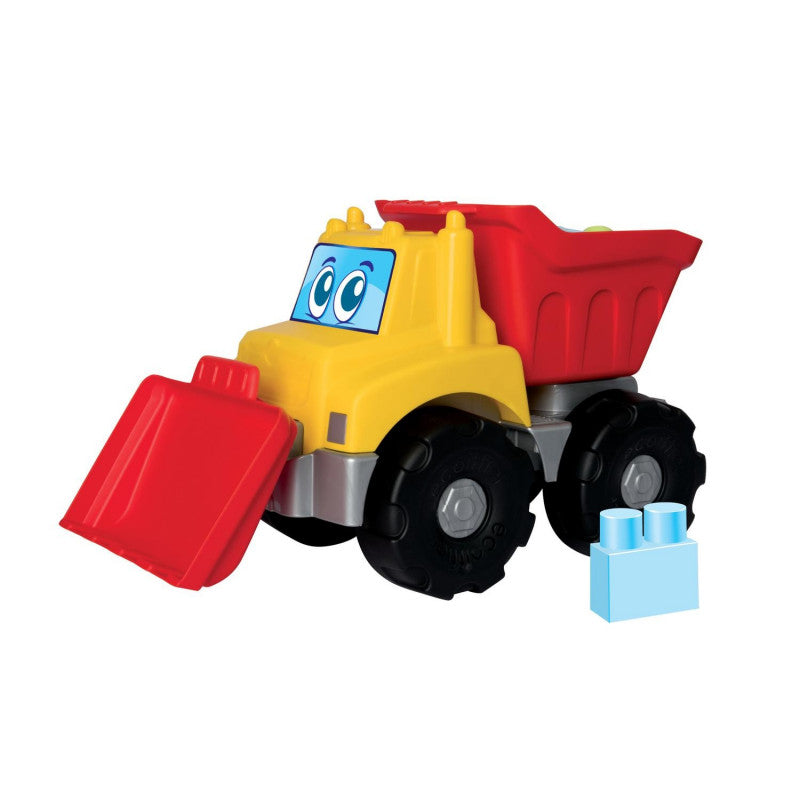 Large Truck with Trailer and Bricks