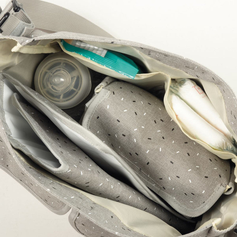 Changing Bag Walking Mum Confetti Grey