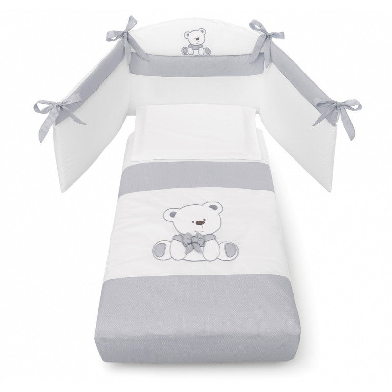 Erbesi Tato Duvet Bumper Set - Grey