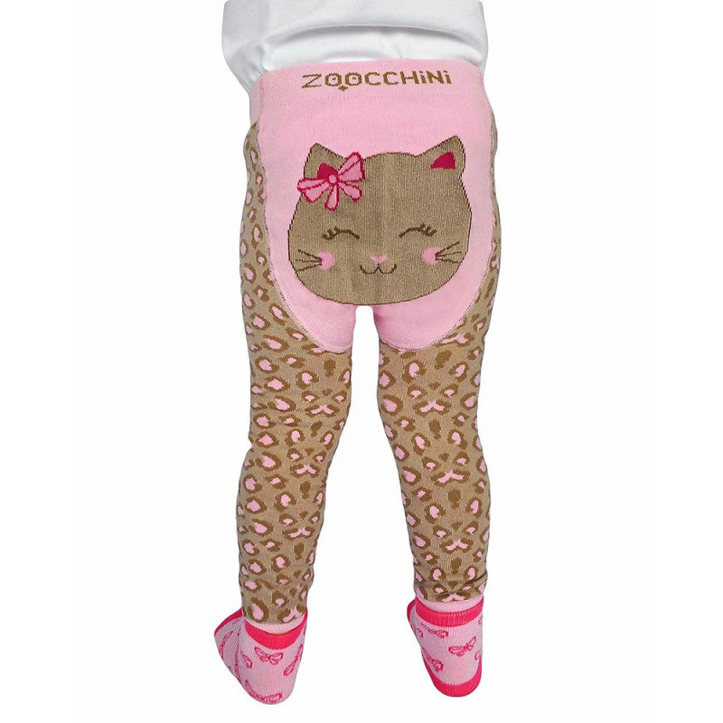 Leggings and Anti-Slip Socks Set - Kitten 6-12 Months