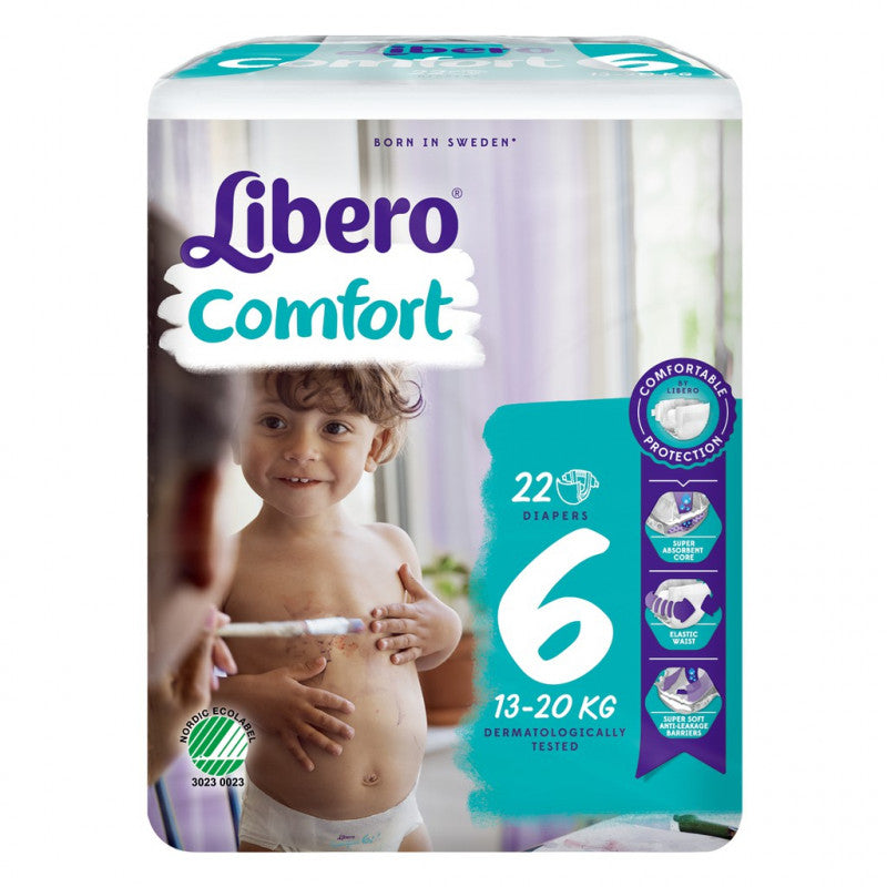 Libero Comfort Diapers - Size 6