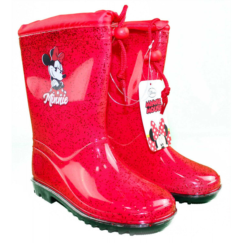 Minnie Mouse Wellington Boots for Girls - Size 33/34