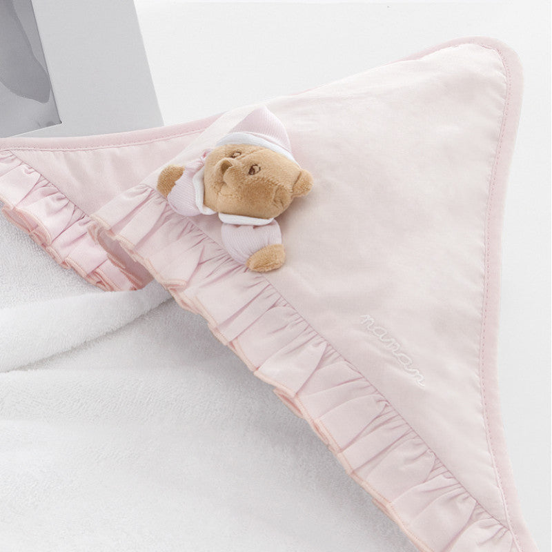 Puccio Pink Newborn Dressing Gown