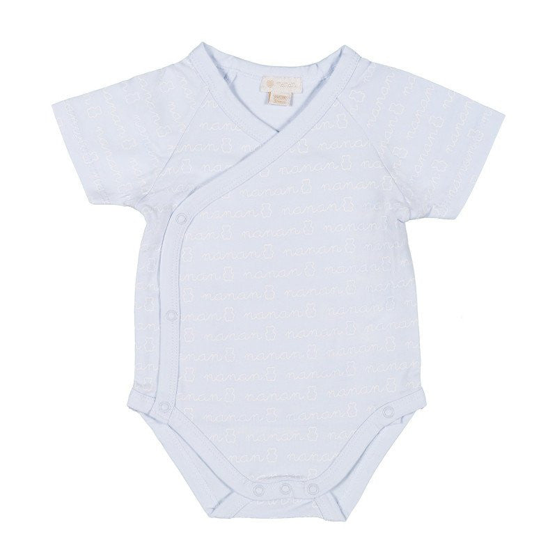Light Blue Short-Sleeved Nanan Bodysuit