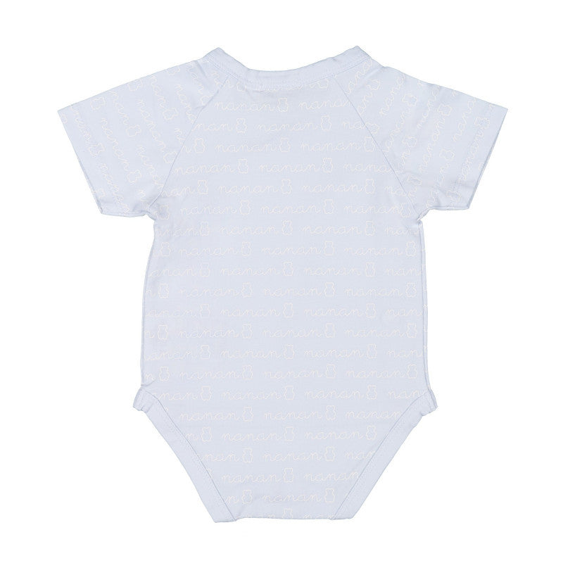 Light Blue Short-Sleeved Nanan Bodysuit