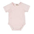 Body Nanan Rose Manches Courtes - 3 Mois