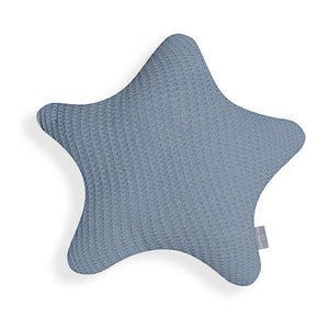 Coussin Étoile Réversible - Pétrole