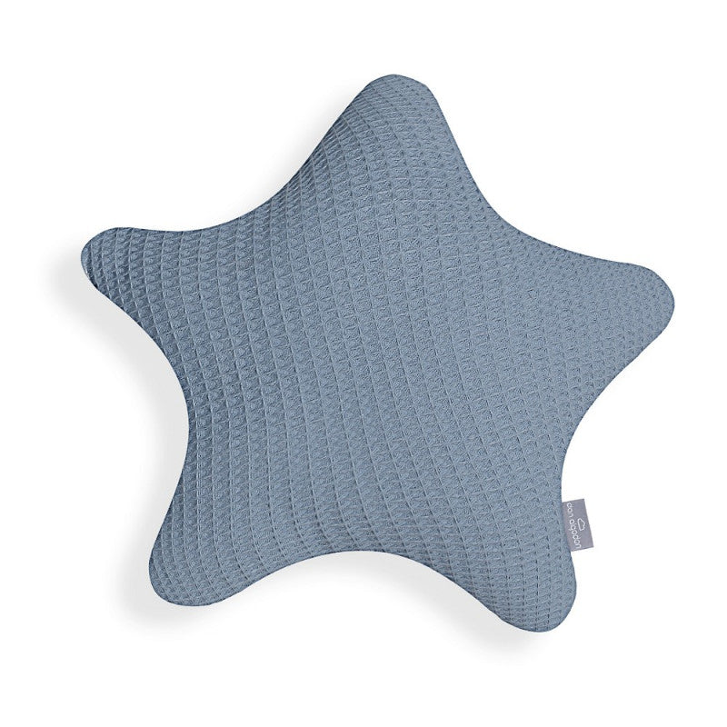 Coussin Étoile Réversible - Pétrole