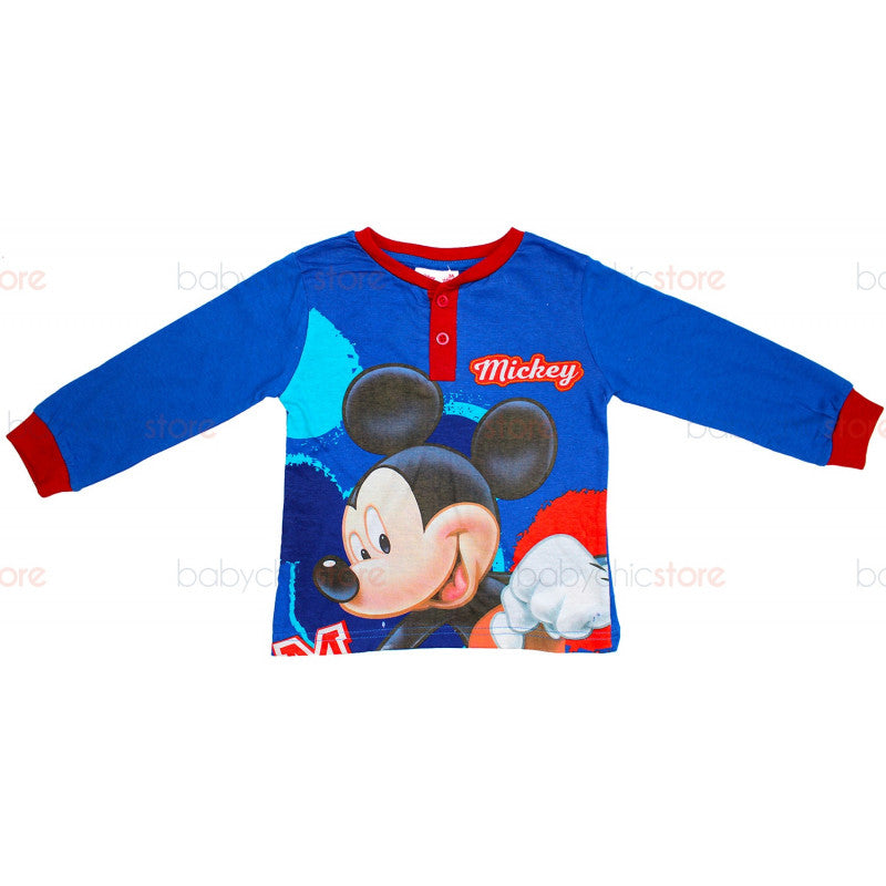 Disney Mickey Mouse Blue Spring/Summer Pyjamas - 3 Years