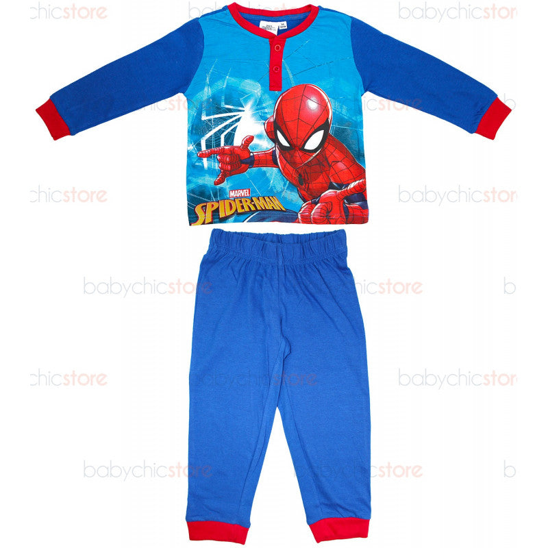 Spiderman Blue Spring/Summer Pajamas - Age 6