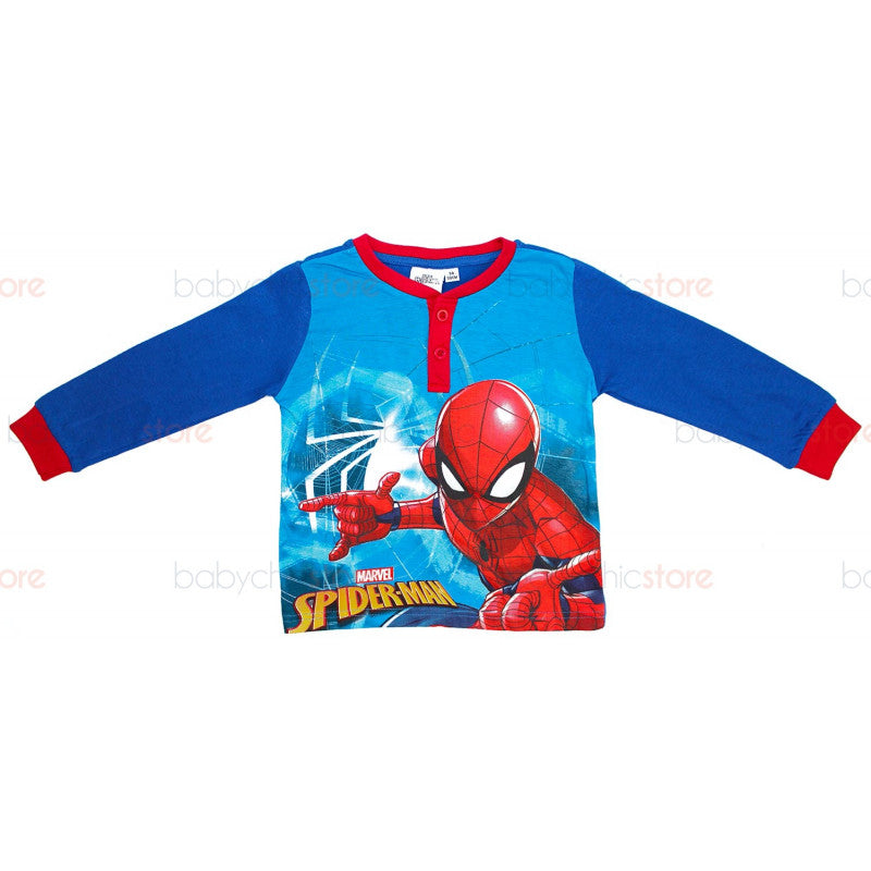 Spiderman Blue Spring/Summer Pajamas - Age 6