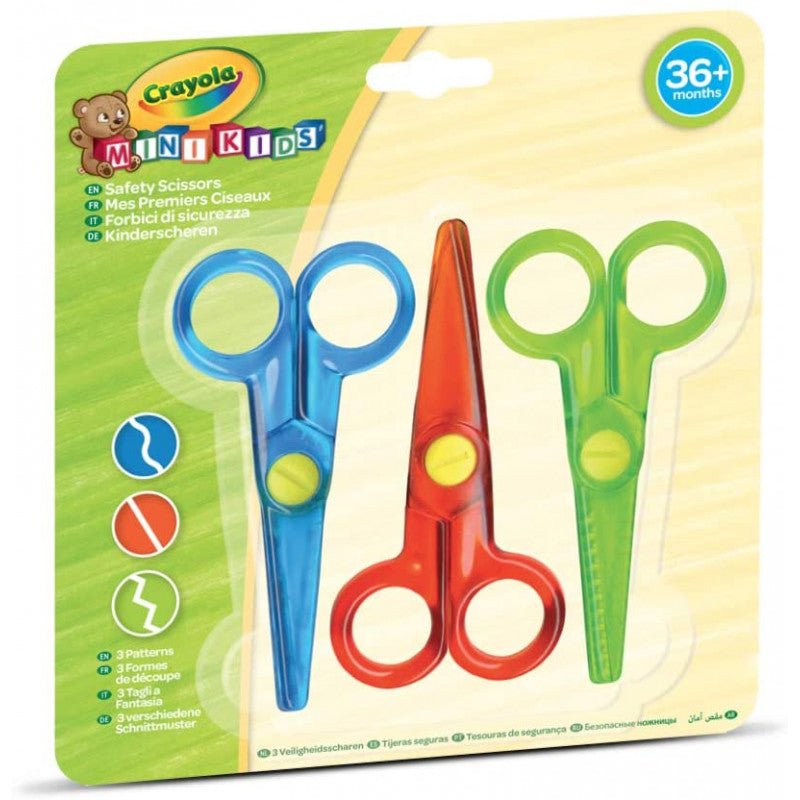 3 Safety Scissors - Mini Kids