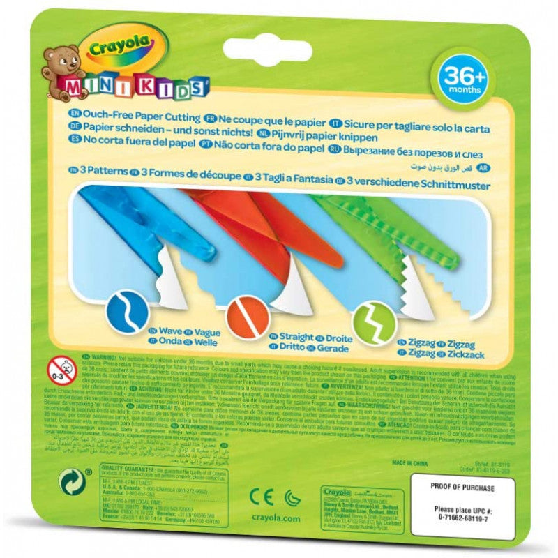 3 Safety Scissors - Mini Kids