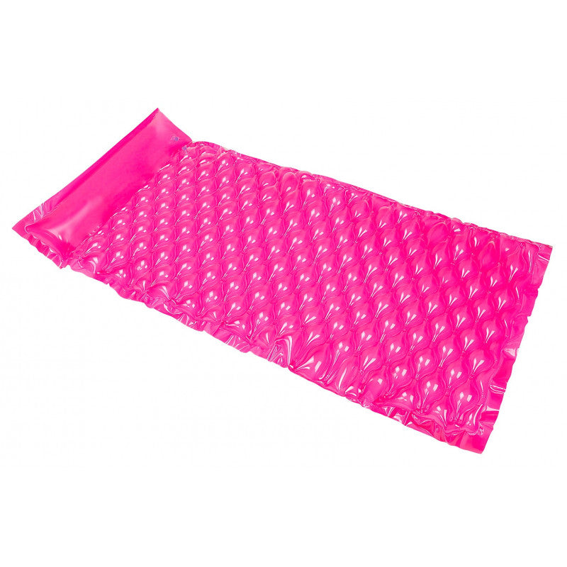 Inflatable Wave Mattress - Pink