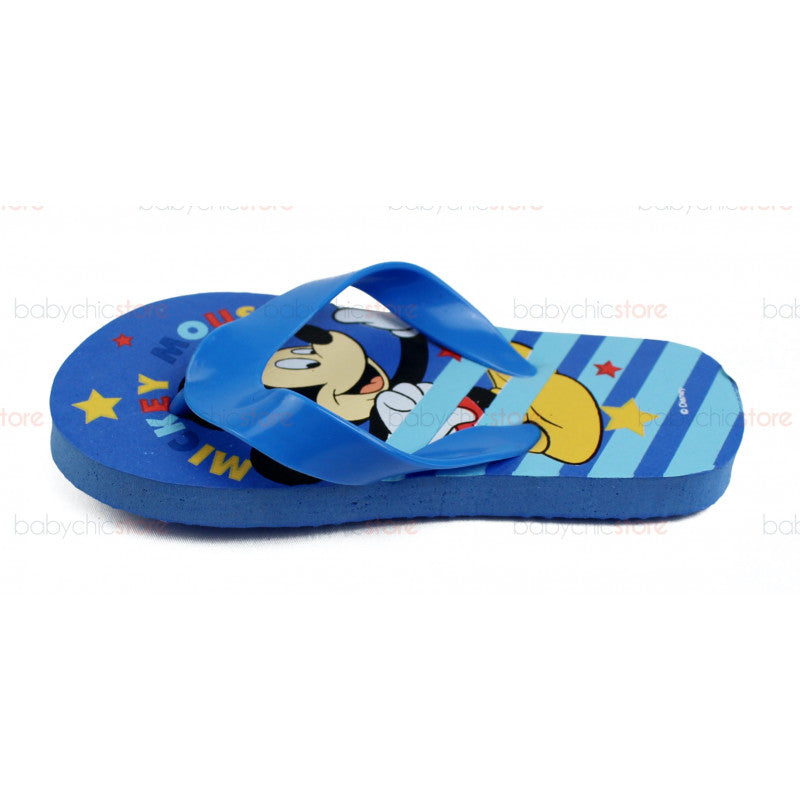 Blue Mickey Mouse Flip-flops - 23/25