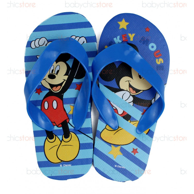 Blue Mickey Mouse Flip-Flops - 28/30