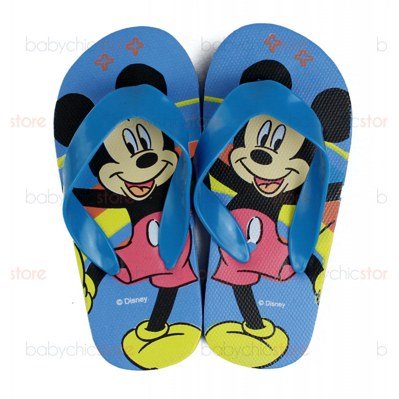 Mickey Mouse Light Blue Flip-Flops - 23/25