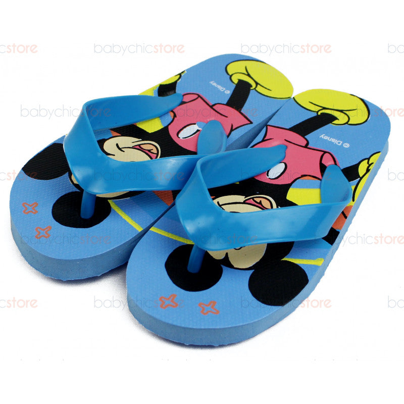Blue Mickey Mouse Flip-Flops - 26/27