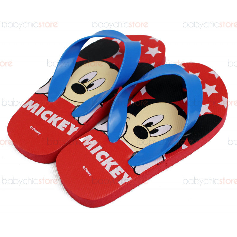 Red Mickey Mouse Flip-Flops - 26/27