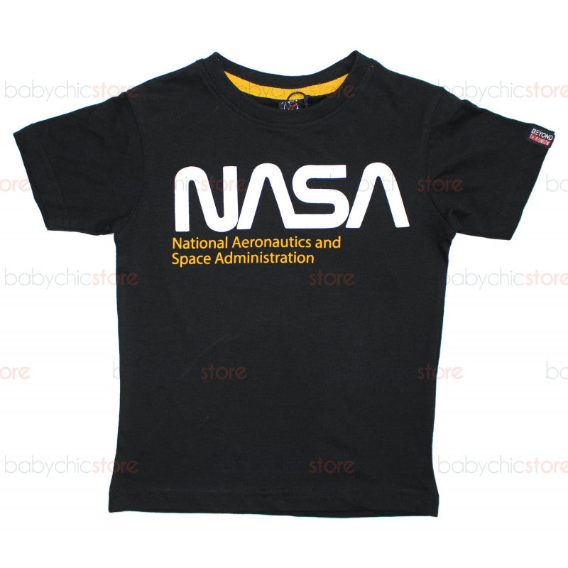 Black NASA T-Shirt - 12 Years