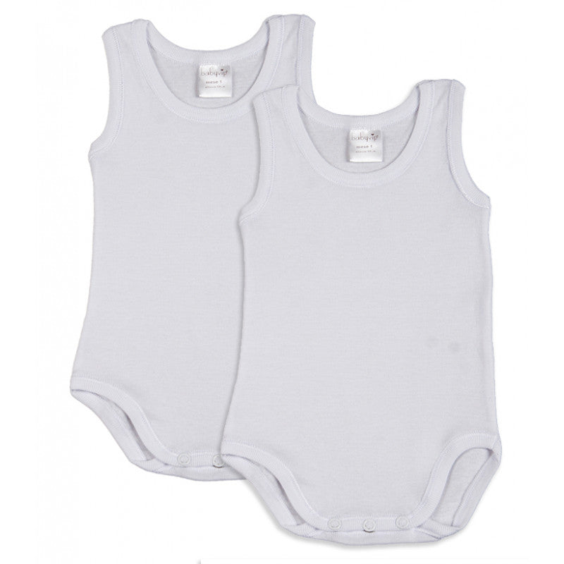 2 Newborn Bodysuits with Wide Shoulders - 1 Month
