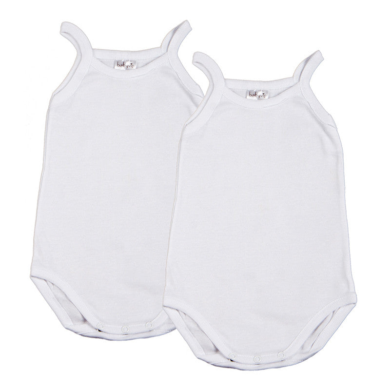 2 Pack Newborn Bodysuits with Narrow Shoulder - 3 Months