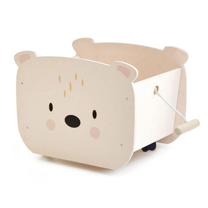 Coffre à jouets remorquable
